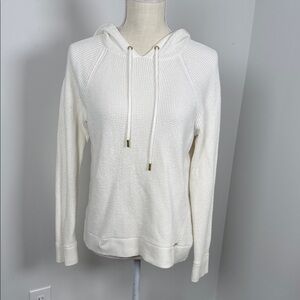 Michael Kors Cream Hooded Sweatshirt